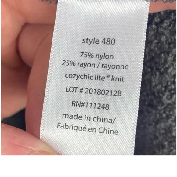 Barefoot Dreams Cozychic Lite Hooded Sweater - XS - Picture 8 of 10